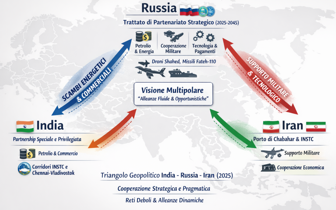 Non è un asse ma un triangolo e va considerato. India-Russia-Iran.